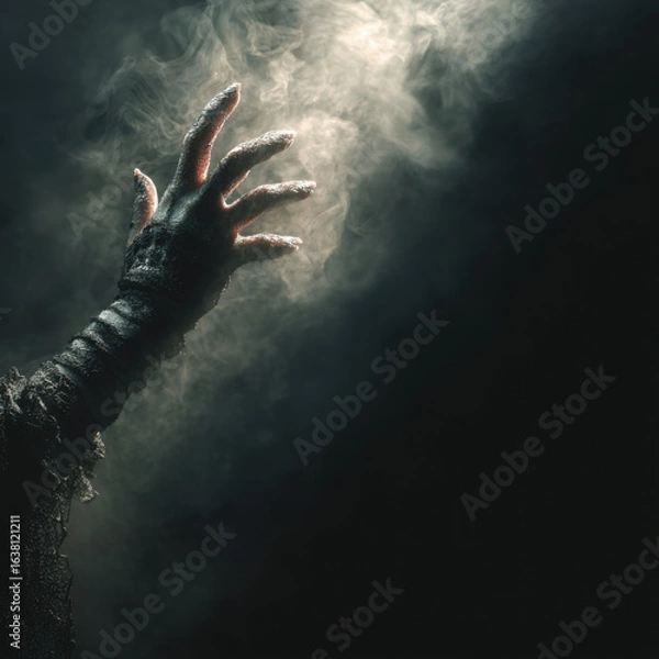 Fototapeta Fitness Tracker and Heart Rate Icon In style of Watercolor Abstract For Health Monitoring with bold color splashes