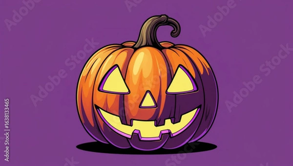 Obraz Jack o lantern vector illustration