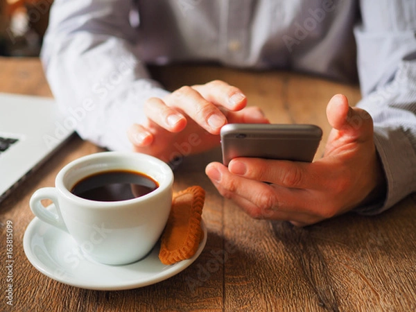 Fototapeta 携帯電話イメージ