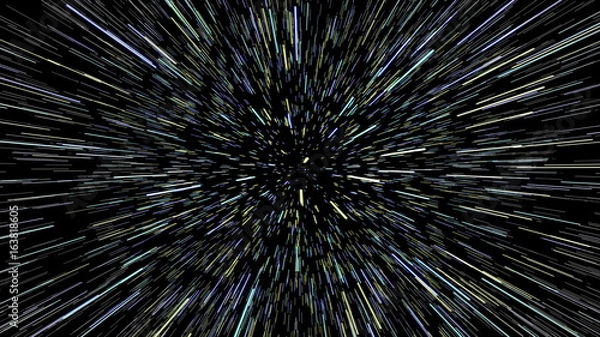 Obraz Stars Field Hyperspace