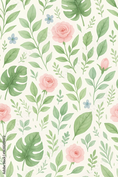 Obraz watercolor botanical