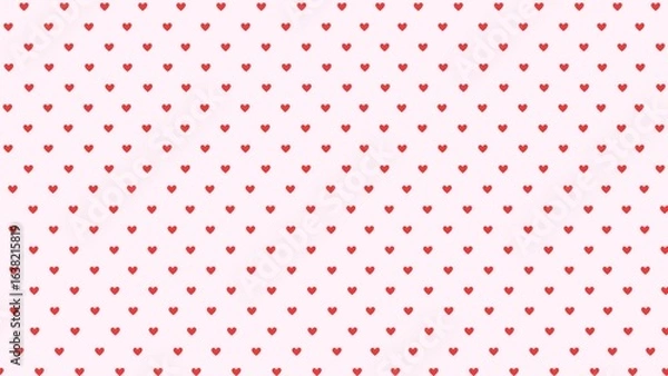 Obraz Cute and pop heart pattern background