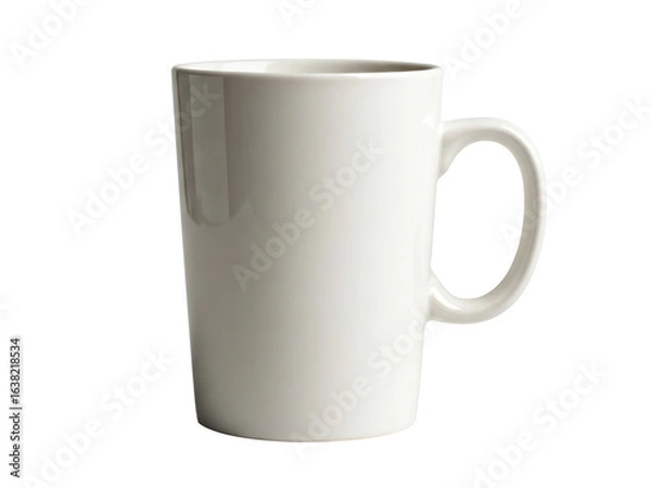 Fototapeta empty mug on transparent background.