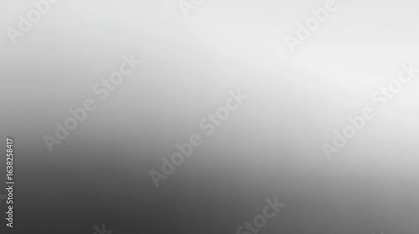 Obraz Smooth Gradient Background from White to Light Grey for Design Use