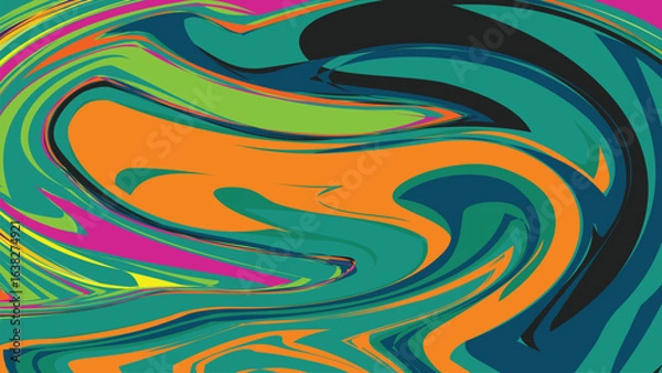 Obraz creative liquids background design cellarful using illustrator 