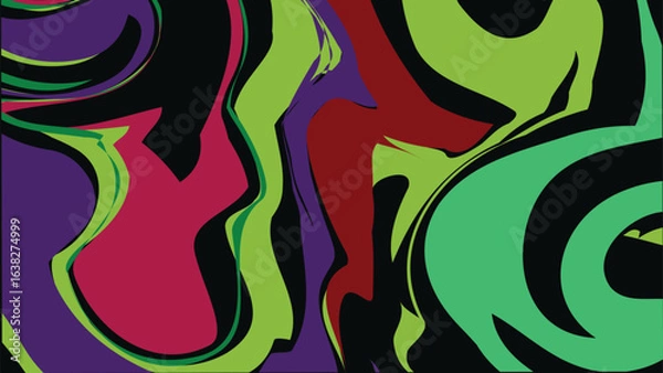 Obraz creative liquids background design cellarful using illustrator 