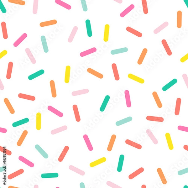 Fototapeta kbecca_vector_confetti_sprinkles_pattern_seamless_tile