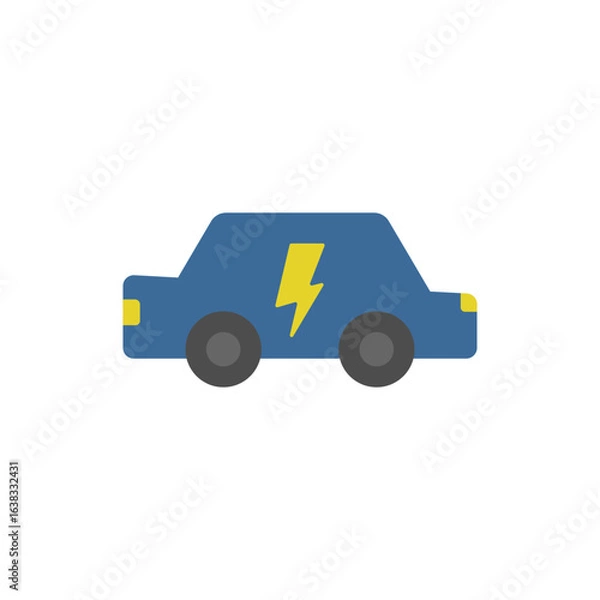 Obraz green ecology flat icon design