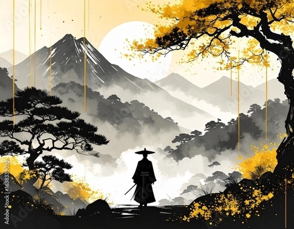 Obraz Golden Rain Warrior