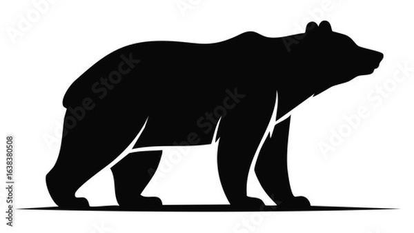 Obraz bear silhouette