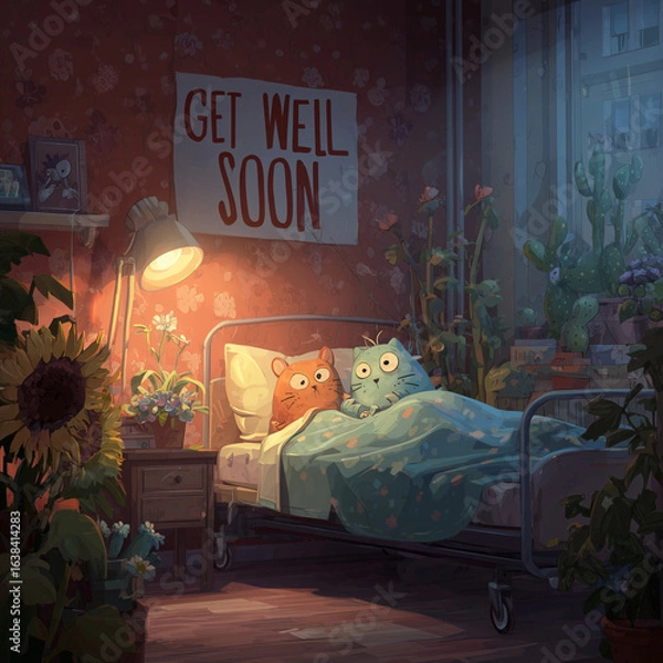 Obraz get well soon