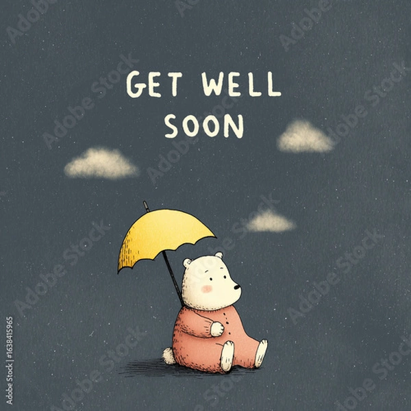 Obraz get well soon