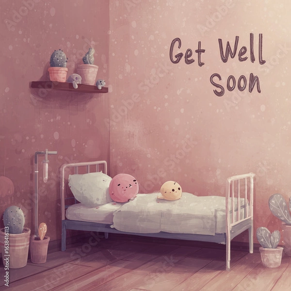 Obraz get well soon