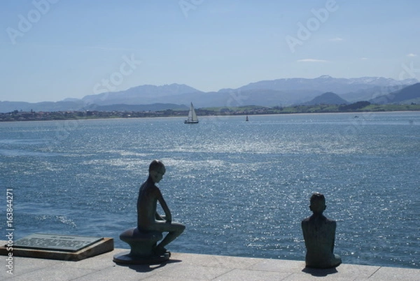 Obraz "Los Raqueros", Santander, SPAIN.