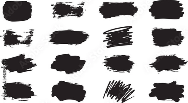 Fototapeta Whimsical hand drawn doodle elements featuring clouds rainbows houses and trees