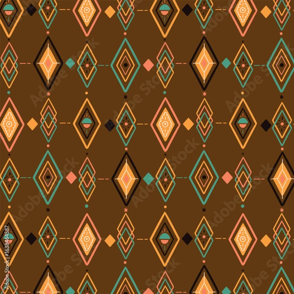 Obraz seamless geometric pattern