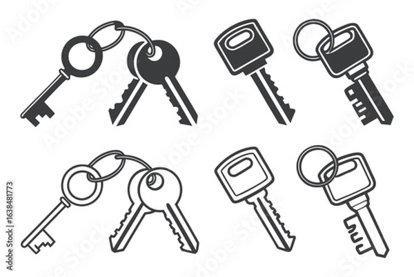 Obraz  Key icon bundle.
