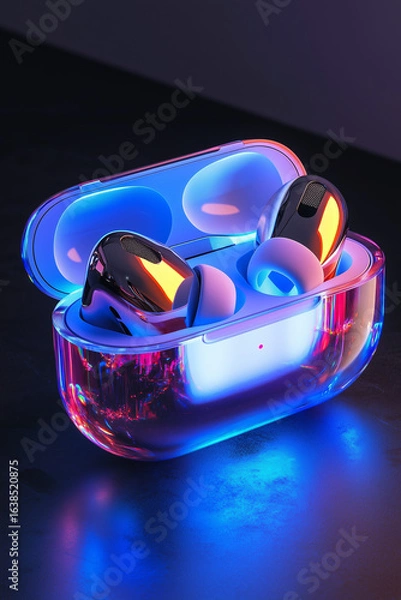 Obraz Neon Apple AirPods Pro