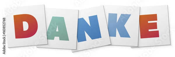 Fototapeta DANKE