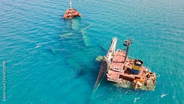 Fototapeta Manassa shipwreck