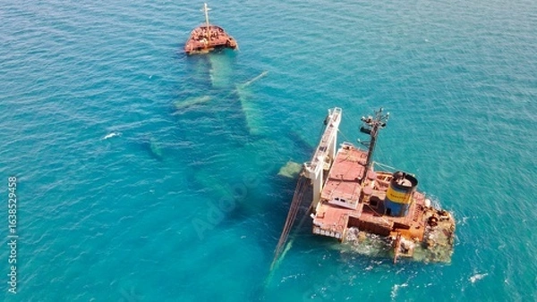 Fototapeta Manassa shipwreck