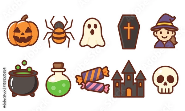 Fototapeta Halloween Icon Set
