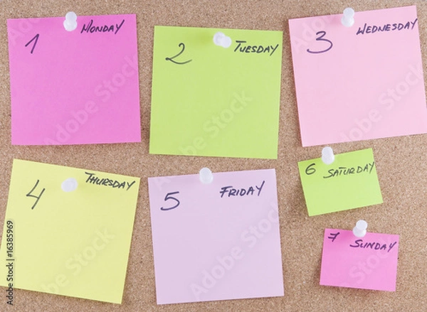 Obraz Colorful sticky notes