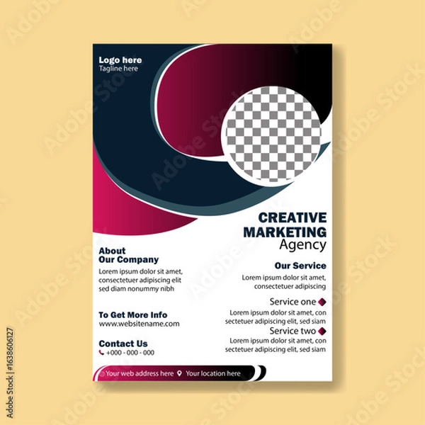 Obraz Corporate Flyer Design