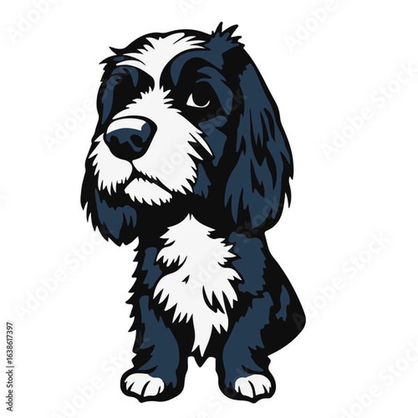 Fototapeta Blue Picardy Spaniel Image