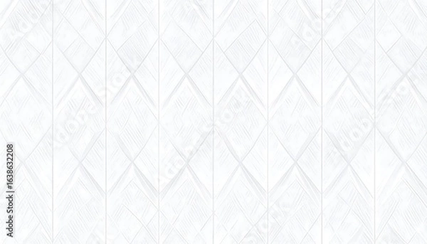 Fototapeta Geometric white tile pattern
