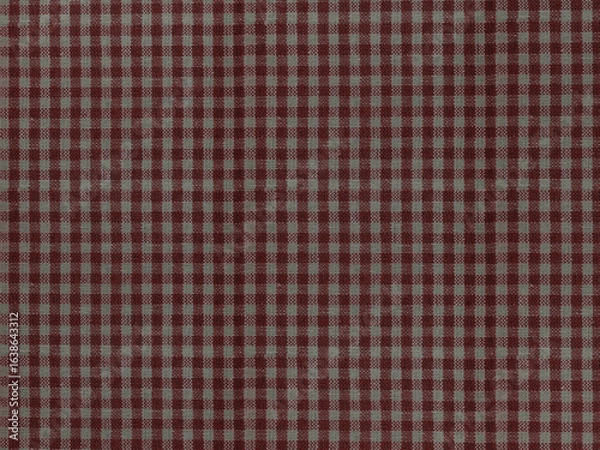 Obraz red and white tablecloth