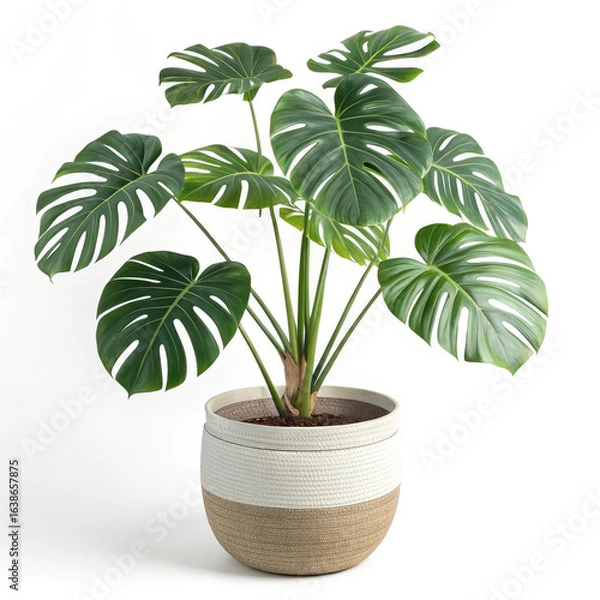 Fototapeta palm tree in a pot