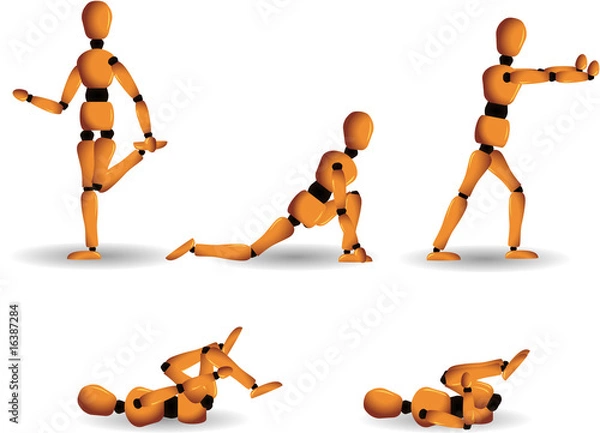 Fototapeta Gym posture