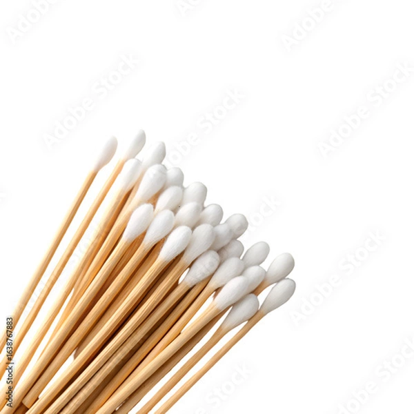 Obraz cotton swabs isolated on white background