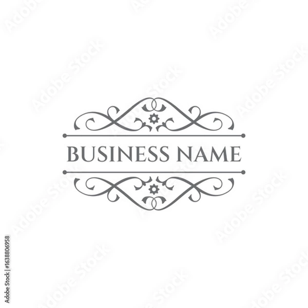 Fototapeta Elegance Frame Logo