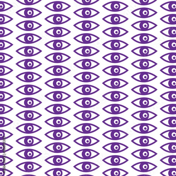Fototapeta Pattern background Eye Icon