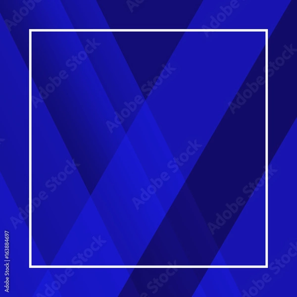 Obraz Incredible texture geometric shape. Mystical symbol, beautiful abstract decoration. Perfect background with space. Incredible shades of all blues. Abstract decorative pattern.