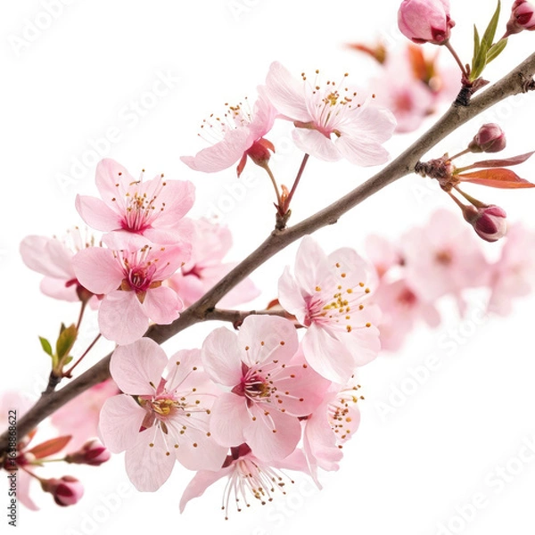 Obraz cherry blossom isolated on white