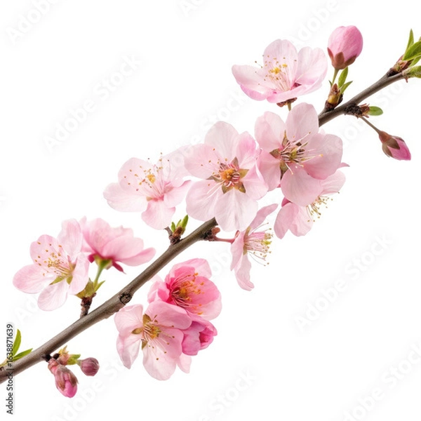 Obraz cherry blossom isolated on white