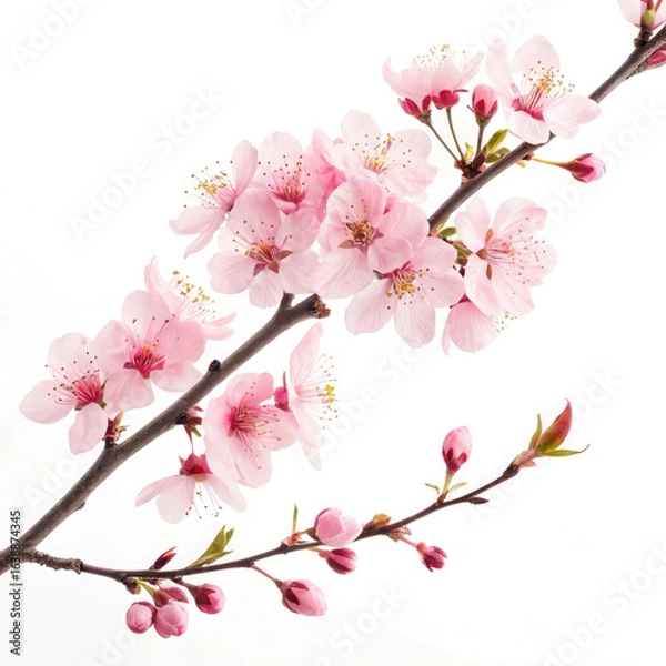 Obraz cherry blossom isolated on white