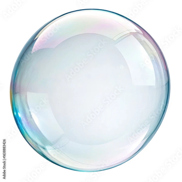 Obraz transparent glass sphere isolated png