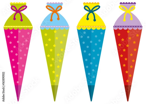 Fototapeta Schultüten