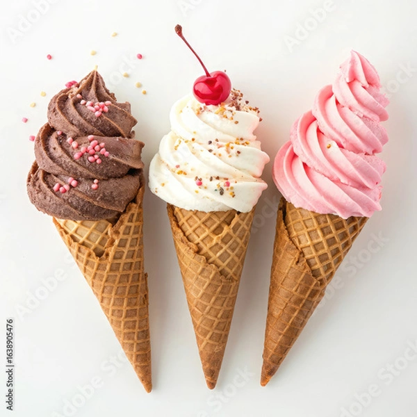 Obraz ice cream cones