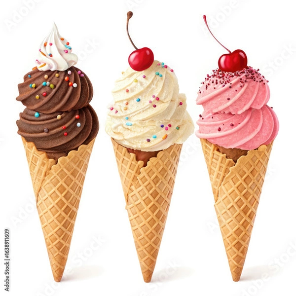 Obraz ice cream cones