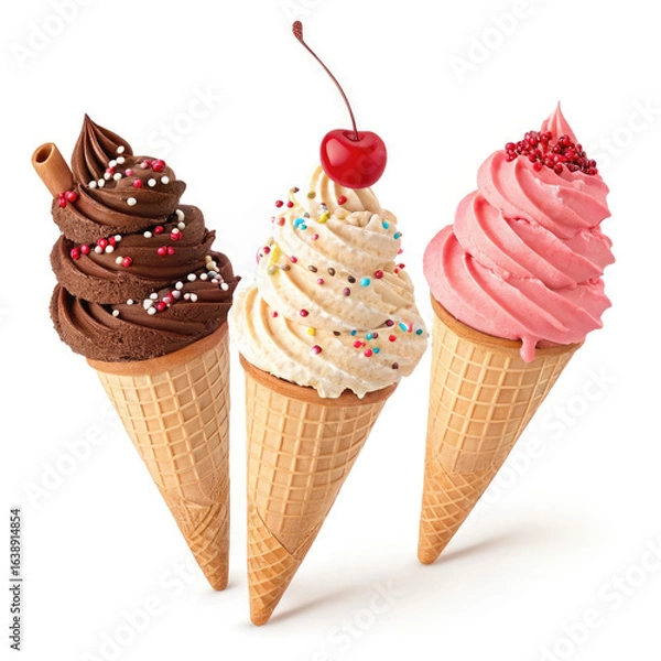 Obraz ice cream cones