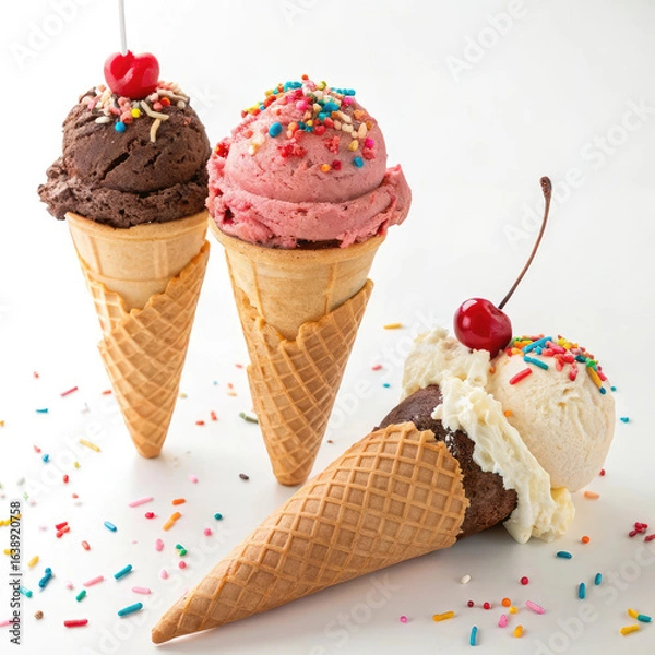 Obraz ice cream cones