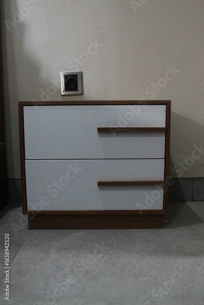 Fototapeta Minimalist house concept with simple interior