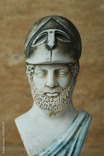 Fototapeta Statue of ancient Athens statesman Pericles.