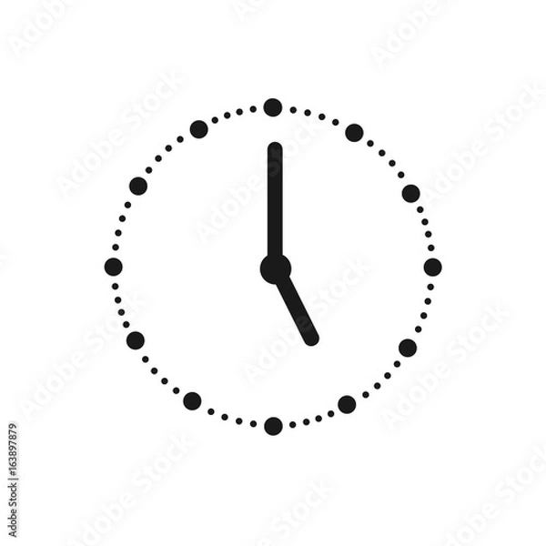 Fototapeta clock icon