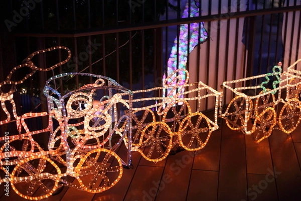 Fototapeta クリスマスのイルミネーション